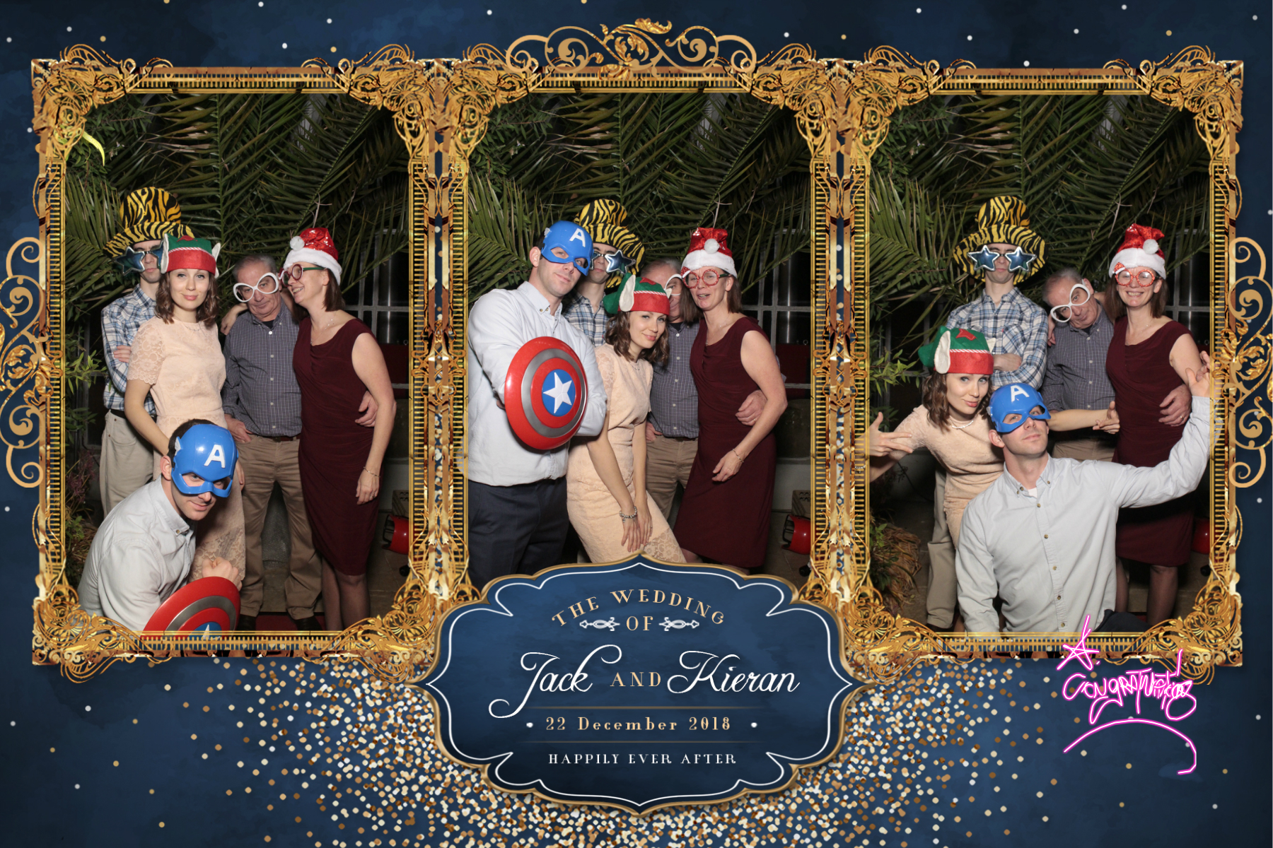 Jack and Kieran's Wedding | View more photos from the event at gallery.myphotoboothexperience.co.uk/u/MyPhotoBoothExperienceLtd/Jack-and-Kierans-Wedding